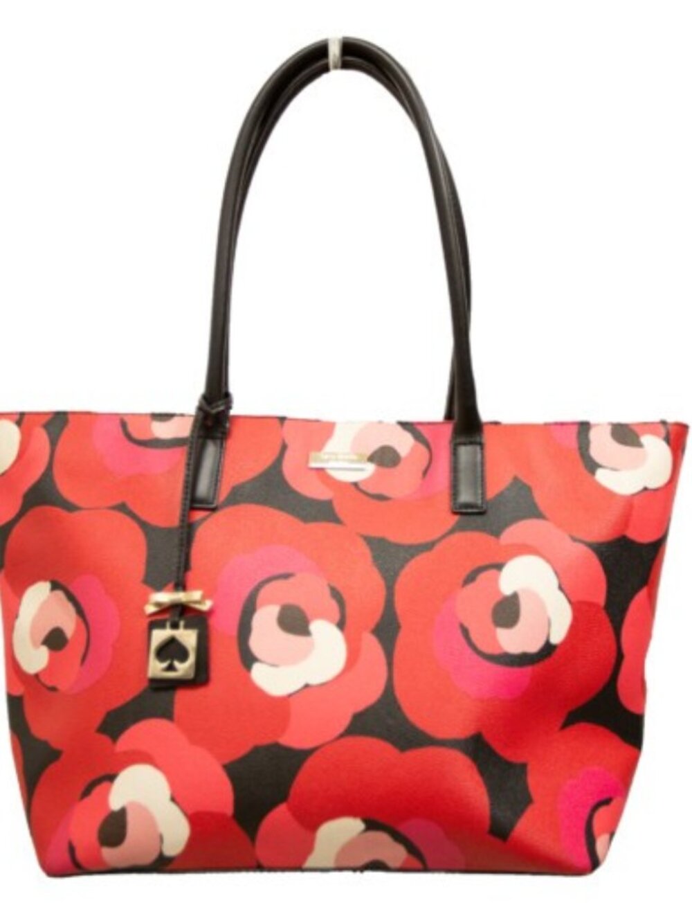 New Kate Spade NY Poppy Floral Shoulder Bag Tote XL